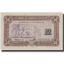 France, Belfort, 50 Centimes, 1921, VF(30-35), Pirot:23-56