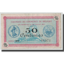 Francia, Belfort, 50 Centimes, 1917, BB, Pirot:23-26