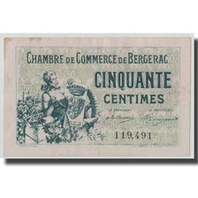 France, Bergerac, 50 Centimes, 1921, AU(50-53), Pirot:24-38