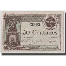France, Bergerac, 50 Centimes, 1917, AU(50-53), Pirot:24-24