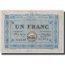 France, Bordeaux, 1 Franc, 1917, VF(30-35), Pirot:30-14