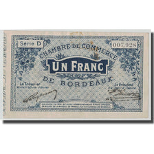 Frankrijk, Bordeaux, 1 Franc, 1914, SUP, Pirot:30-2