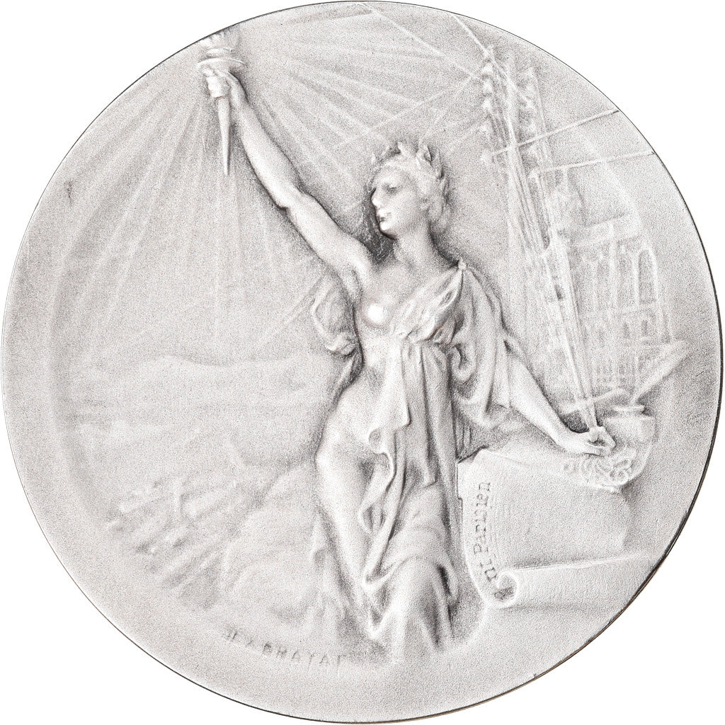 France, Médaille, Offert par le Petit Parisien, Exbrayat, FDC, Argent