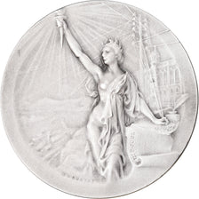 France, Médaille, Offert par le Petit Parisien, Exbrayat, FDC, Argent