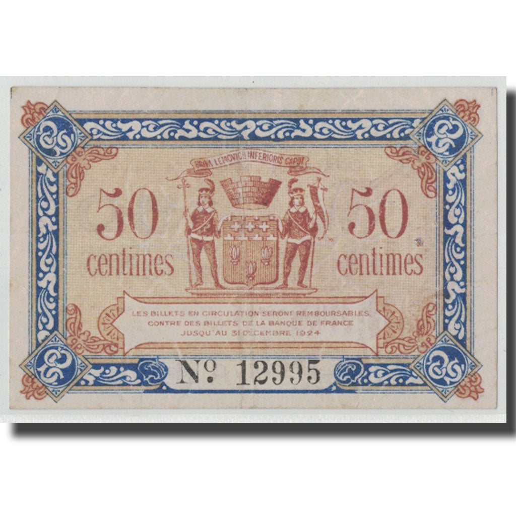 France, Brive, 50 Centimes, VF(30-35), Pirot:33-1