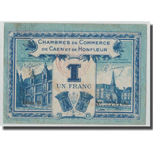 France, Caen et Honfleur, 1 Franc, 1920, TB, Pirot:34.18
