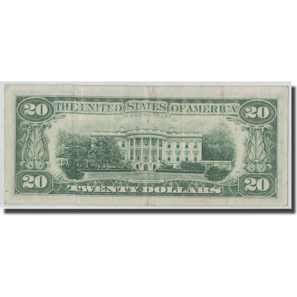 Banknote, United States, Twenty Dollars, 1981, Chicago, KM:3542, VF(30-35)