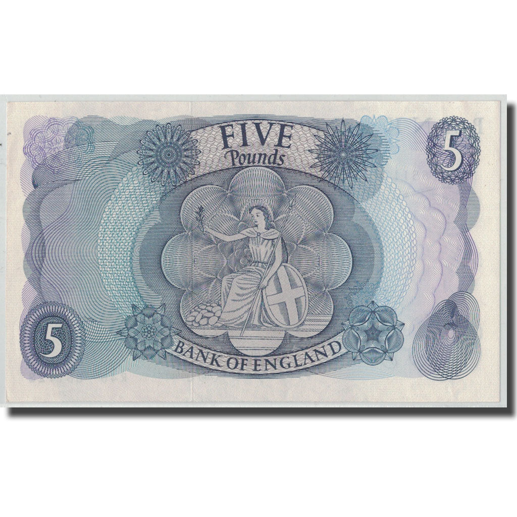 Banknote, Great Britain, 5 Pounds, Undated (1970-1971), KM:375c, UNC(63)