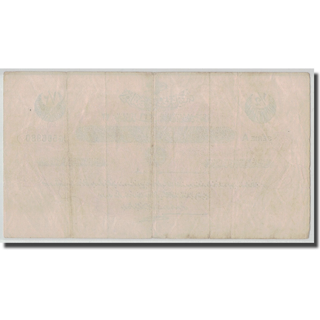 Banknote, Turkey, 1/2 Livre, L.1331, AH1331-12-22, KM:82, VF(20-25)