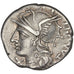 Baebia, Denarius, Roma, AU(50-53), Silver, 3.83
