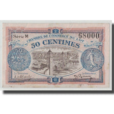 France, Cahors, 50 Centimes, 1920, AU(55-58), Pirot:35-25