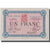 France, Sète, 1 Franc, 1915, EF(40-45), Pirot:41-17