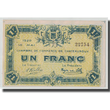 France, Chateauroux, 1 Franc, 1920, UNC(63), Pirot:46-23