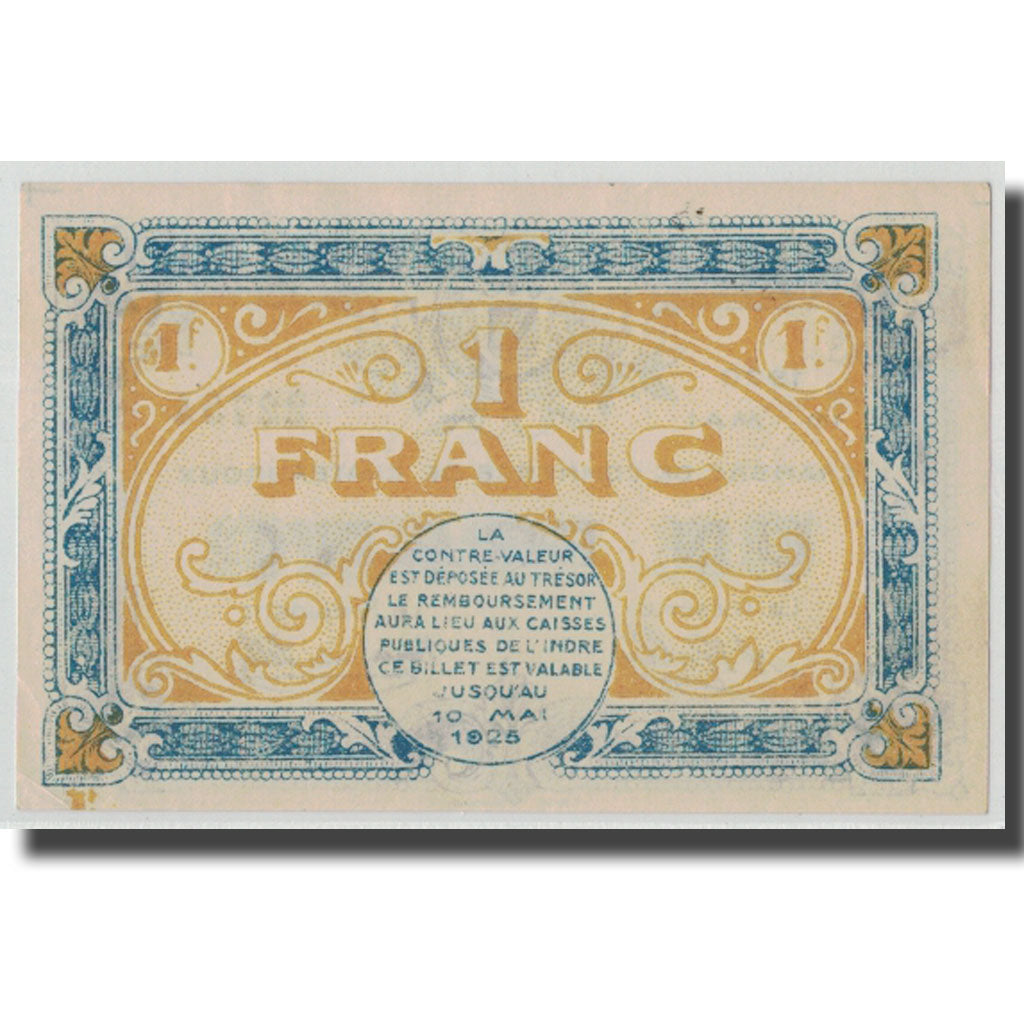 France, Chateauroux, 1 Franc, 1920, UNC(63), Pirot:46-23
