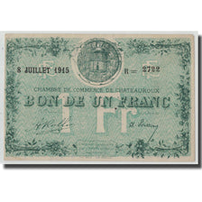 France, Chateauroux, 1 Franc, 1915, UNC(63), Pirot:46-11