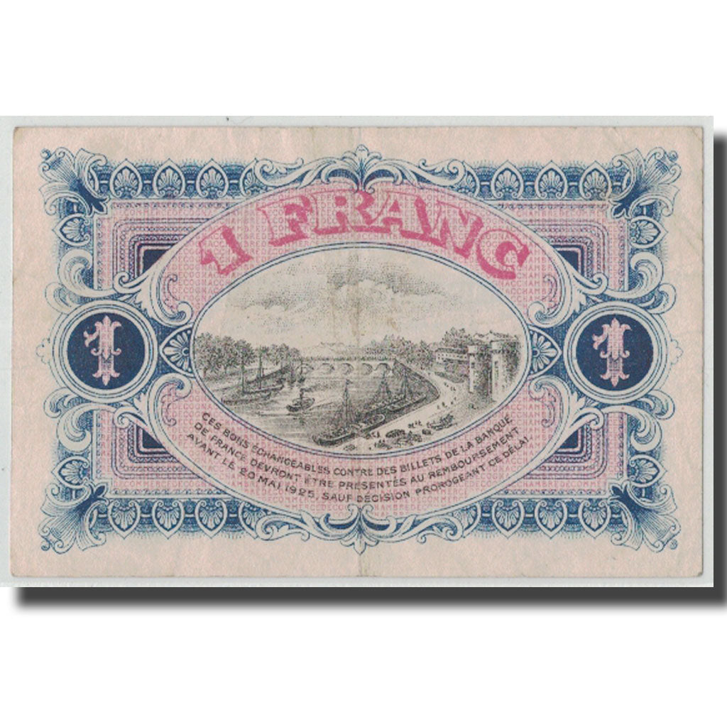 France, Cognac, 1 Franc, 1920, EF(40-45), Pirot:49-10