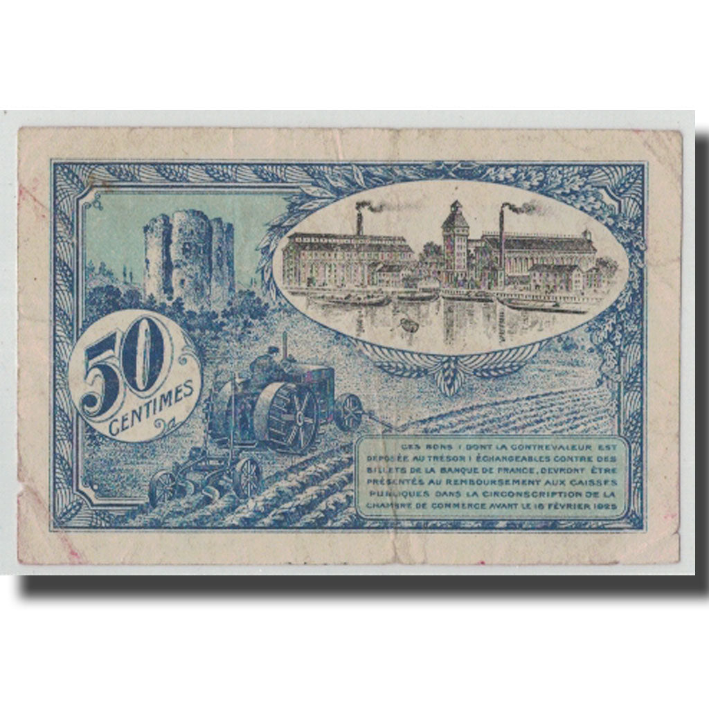 France, Corbeil, 50 Centimes, 1920, VF(30-35), Pirot:50-1