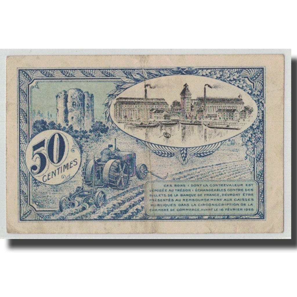 France, Corbeil, 50 Centimes, 1920, EF(40-45), Pirot:50-1