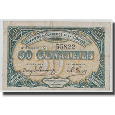 France, La Creuse, 50 Centimes, 1920, VF(30-35), Pirot:64-19