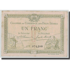 France, Deux-Sèvres, 1 Franc, 1915, VF(30-35), Pirot:93-3