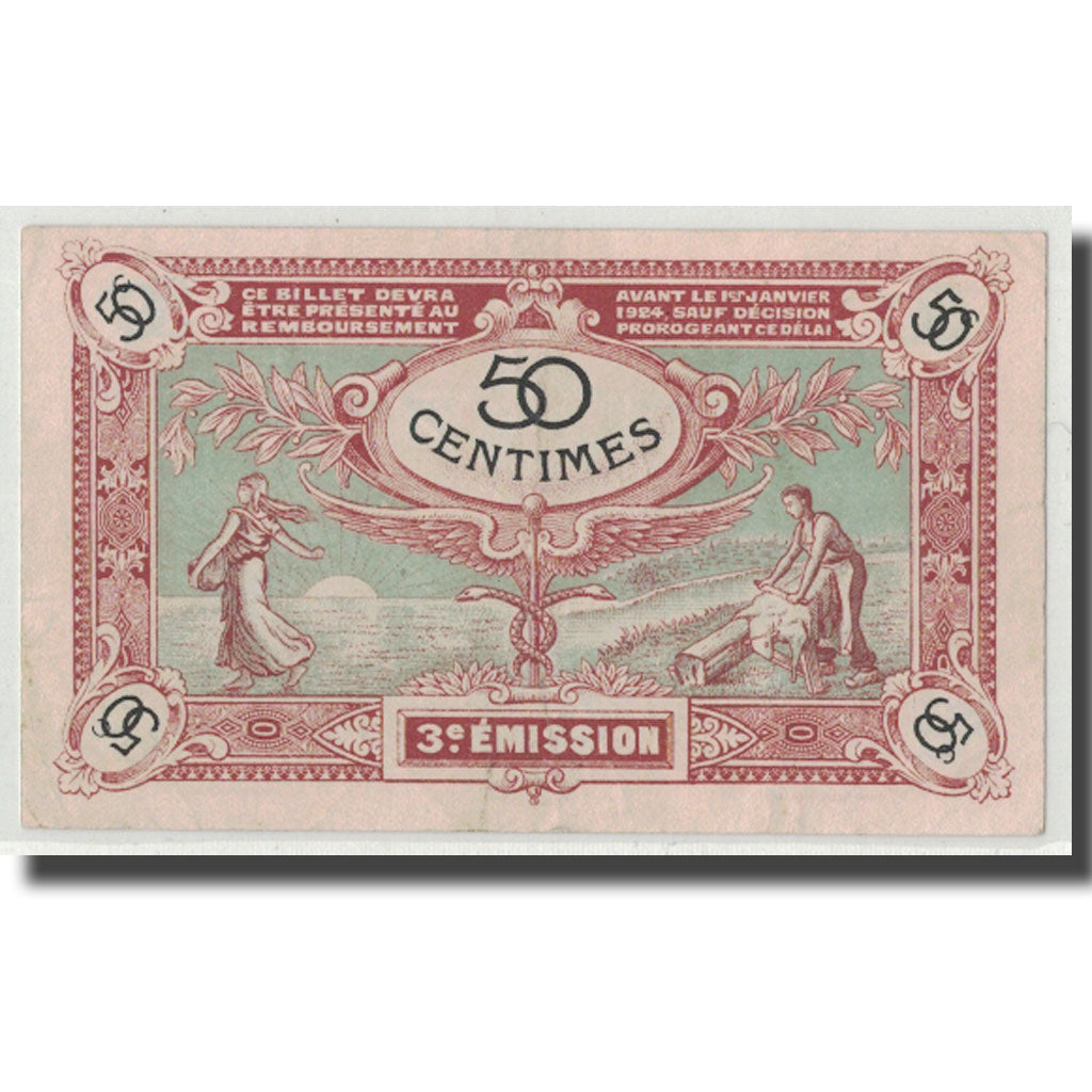 France, Deux-Sèvres, 50 Centimes, 1920, AU(55-58), Pirot:93-10