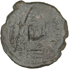 Maurice Tiberius 582-602, Follis, Constantinople, MB+, Rame, Sear:494