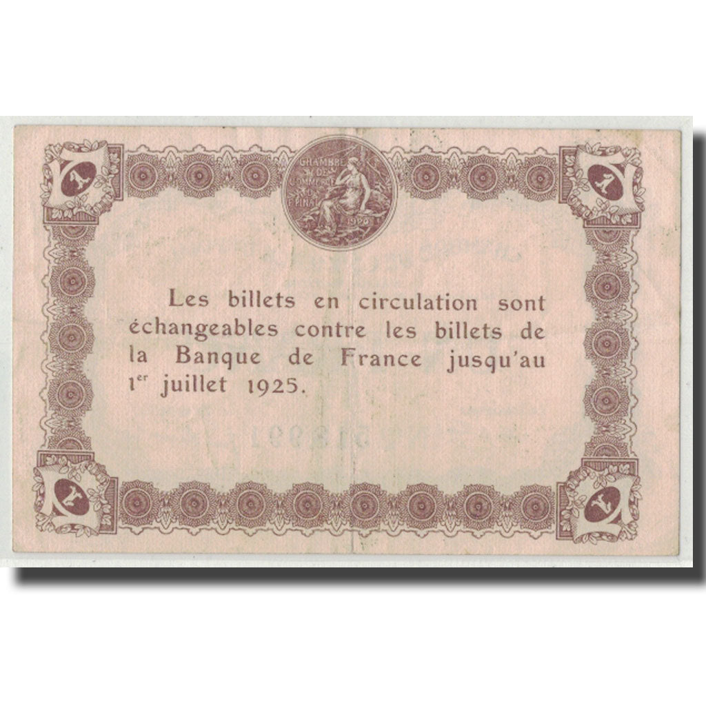 France, Epinal, 1 Franc, 1921, VF(30-35), Pirot:56-14