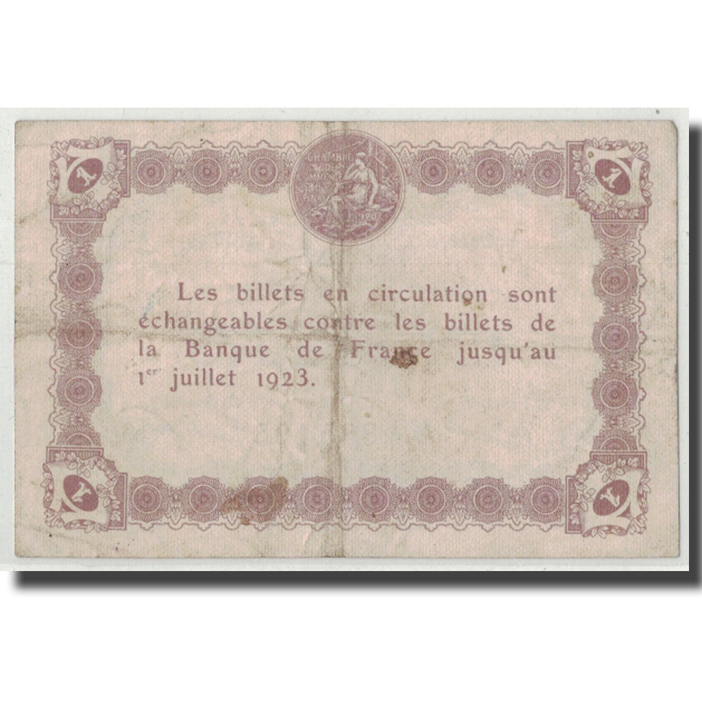 France, Epinal, 1 Franc, 1920, VF(30-35), Pirot:56-10