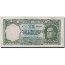 Banknote, Turkey, 100 Lira, L.1930, 1964.10.01, KM:177a, EF(40-45)