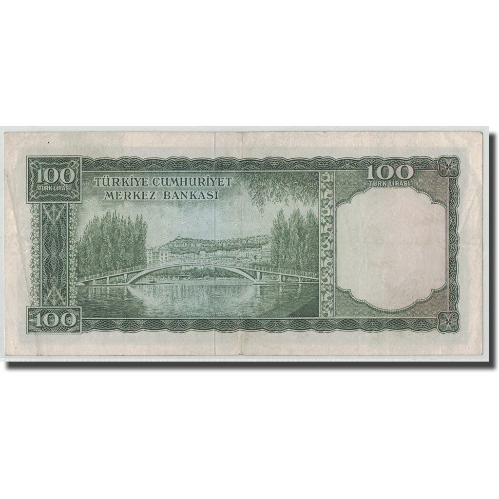 Banknote, Turkey, 100 Lira, L.1930, 1964.10.01, KM:177a, EF(40-45)