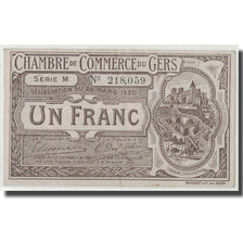 France, Gers, 1 Franc, 1920, TTB+, Pirot:15-19