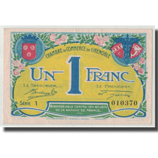 Frankreich, Grenoble, 1 Franc, 1917, UNZ-, Pirot:63-20
