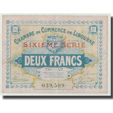 France, Libourne, 2 Francs, 1920, EF(40-45), Pirot:72-31