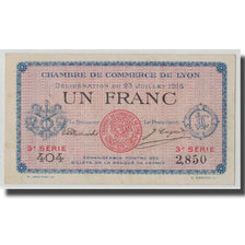 France, Lyon, 1 Franc, 1916, UNC(63), Pirot:77-10