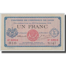 France, Lyon, 1 Franc, 1916, UNC(63), Pirot:77-13