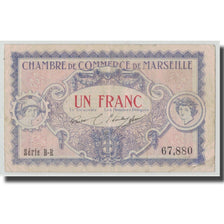 France, Marseille, 1 Franc, 1917, VF(30-35), Pirot:79-70