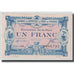 França, Mont-de-Marsan, 1 Franc, 1921, AU(50-53), Pirot:82-35