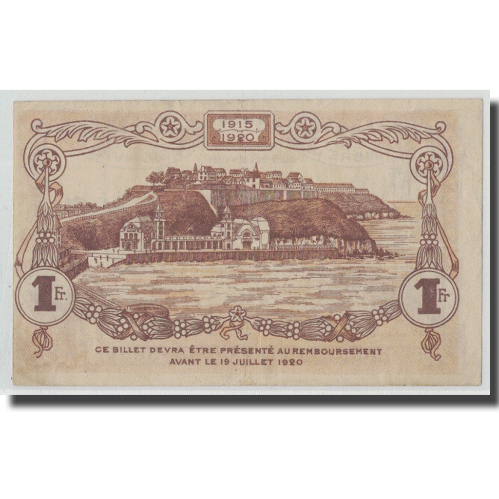 France, Granville, 1 Franc, 1917, EF(40-45), Pirot:60-13