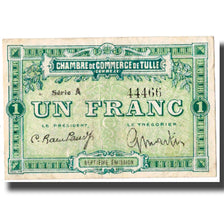 France, Tulle, 1 Franc, EF(40-45), Pirot:126-2