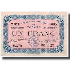France, Tarare, 1 Franc, 1920, NEUF, Pirot:119-27