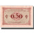 France, Paris, 50 Centimes, 1920, AU(55-58), Pirot:97-10