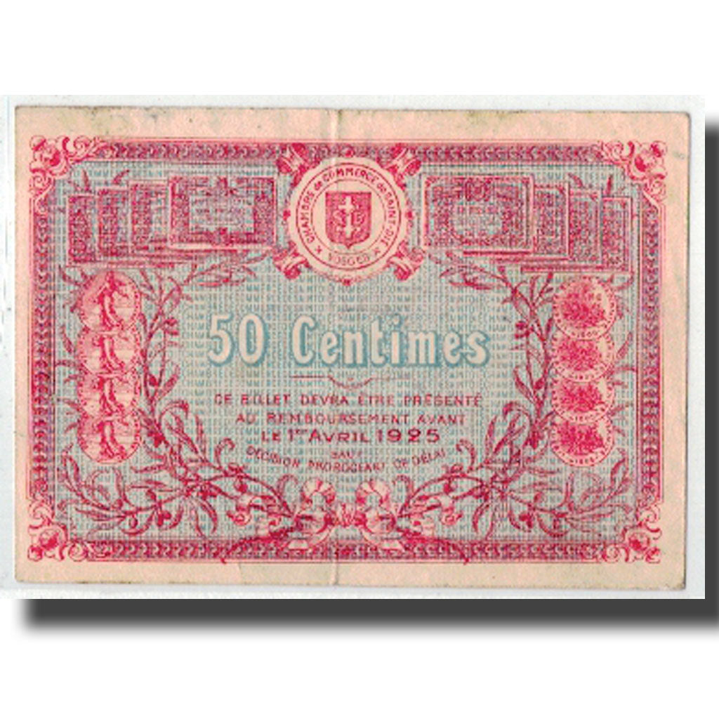 France, Saint-Dié, 50 Centimes, 1920, VF(30-35), Pirot:112-16