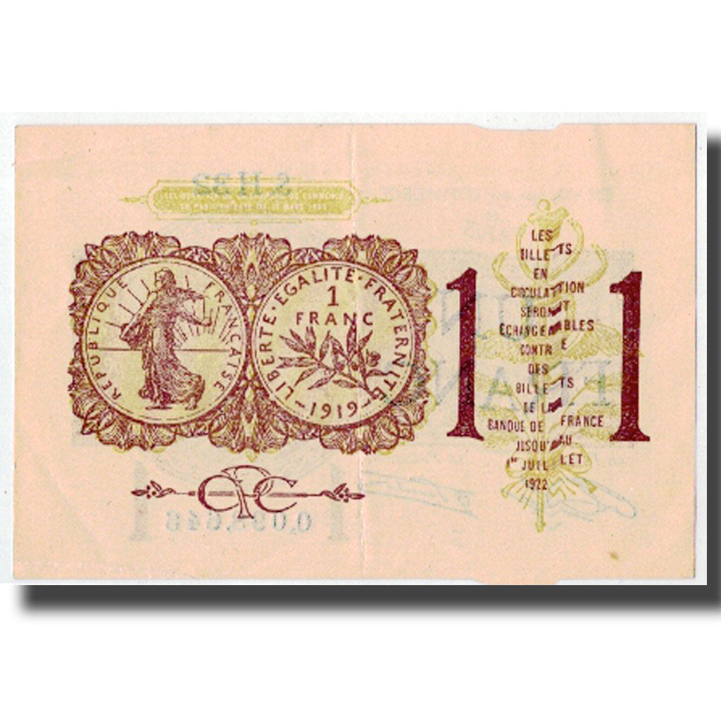 Frankreich, Paris, 1 Franc, 1920, SS+, Pirot:97-23