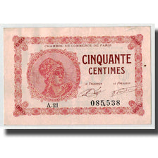 France, Paris, 50 Centimes, 1920, AU(50-53), Pirot:97-10
