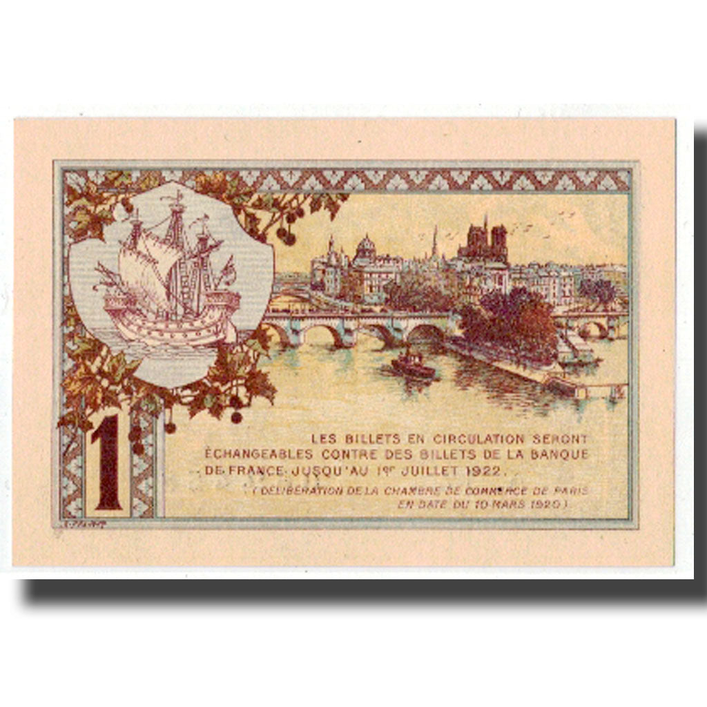 France, Paris, 1 Franc, 1920, UNC(65-70), Pirot:97-36