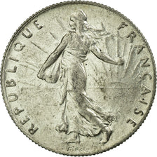 Coin, France, Semeuse, 50 Centimes, 1920, Paris, AU(55-58), Silver, KM:854