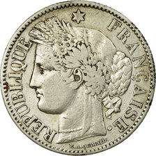 Moneta, Francja, Cérès, 2 Francs, 1887, Paris, EF(40-45), Srebro, KM:817.1