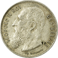 Coin, Belgium, 50 Centimes, 1907, AU(50-53), Silver, KM:60.1