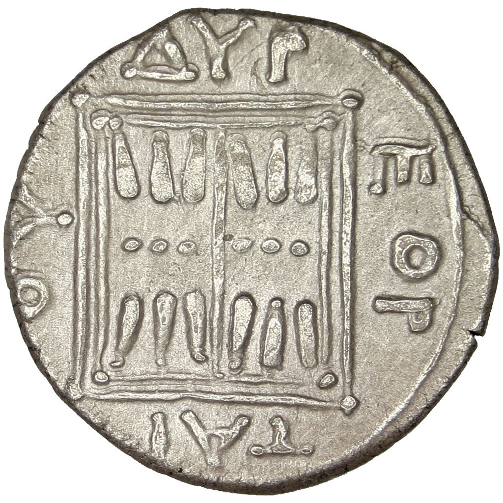 Illyria, Dyrrhachium, Drachm, Dyrrhachium, AU(50-53), Silver, 2.73