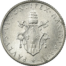 Coin, VATICAN CITY, Paul VI, 2 Lire, 1965, MS(64), Aluminum, KM:77.2